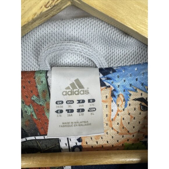Rare 2005 Adidas Martial Arts Grand Champion Track Jacket XL Comic Lining - Picture 6 of 11